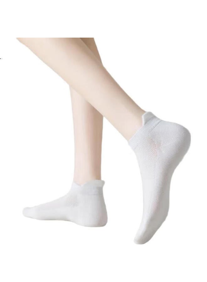 Threegun Women'S Socks Women'S Short Socks Pure Cotton Summer Boat Socks Invisible Mesh Shallow Mouth Short Socks Women - Image 1