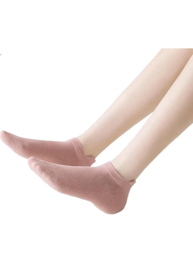 Threegun Women'S Socks Women'S Short Socks Pure Cotton Summer Boat Socks Invisible Mesh Shallow Mouth Short Socks Women - Image 3