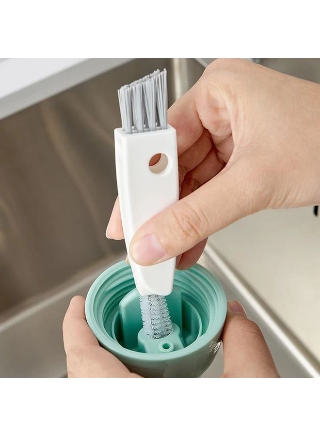 Multifunctional 2 In 1 Soft Hair Suction Tube Cleaner Brush Plastic Cleaning Tool 1pc - Image 1
