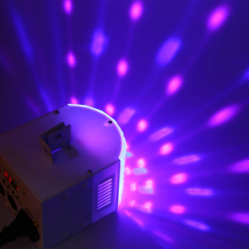 أضواء غرفة بار كاريوكي صغيرة بقابس بريطاني - 8 ألوان LED RGB - تحكم صوتي بـ 7 قنوات DMX-512 - 4 أوضاع للاستخدام في الحفلات المنزلية والمسرح - Image 4