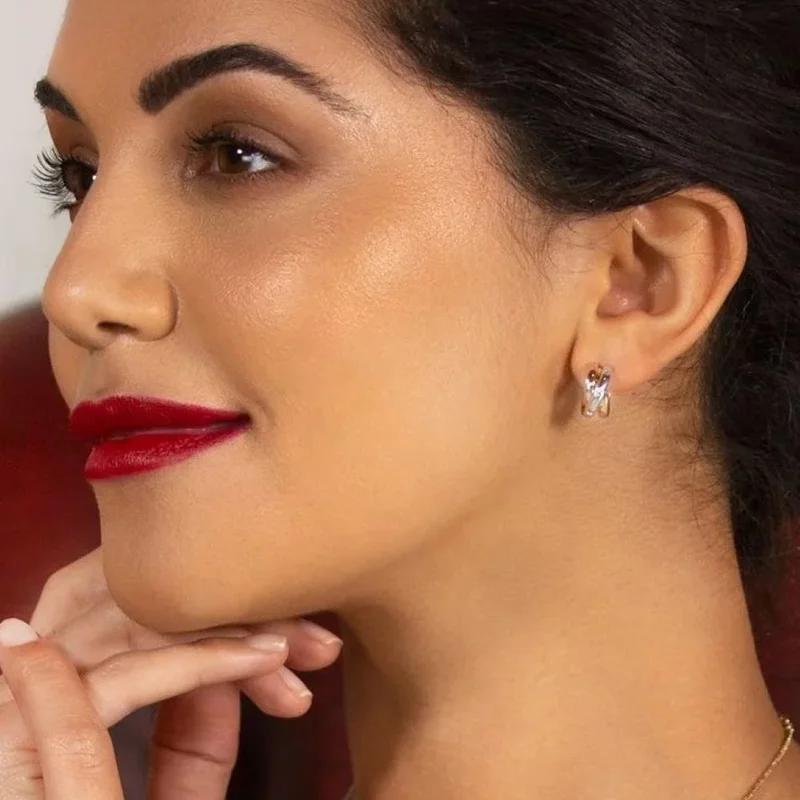 باكلي لندن BUCKLEY LONDON RUSSIAN TRIO EARRINGS