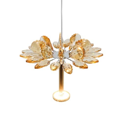 Harold Electricals Glass Modern Sunburst Hanging Pendent Light Fixture for Living Room, Bedroom, Kitchen Island, café & Home Décor - Inbuilt LED (Pack of 1) - Image 3