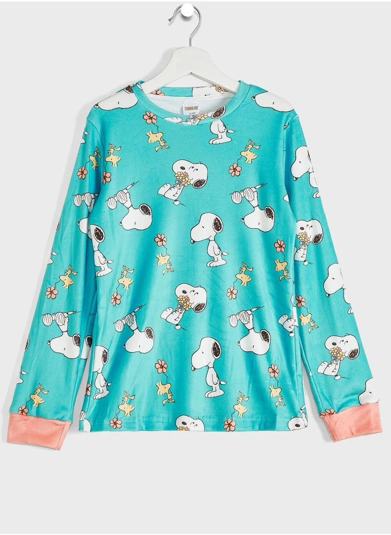 Peanuts Youth Snoopy Pyjama Set