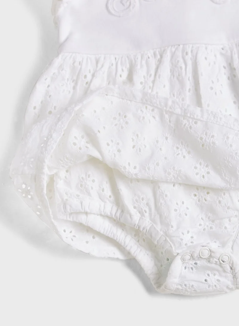 GUESS Infant Lace Detail Bodysuit