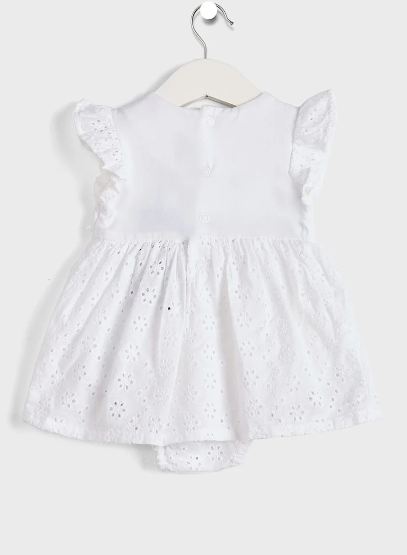GUESS Infant Lace Detail Bodysuit