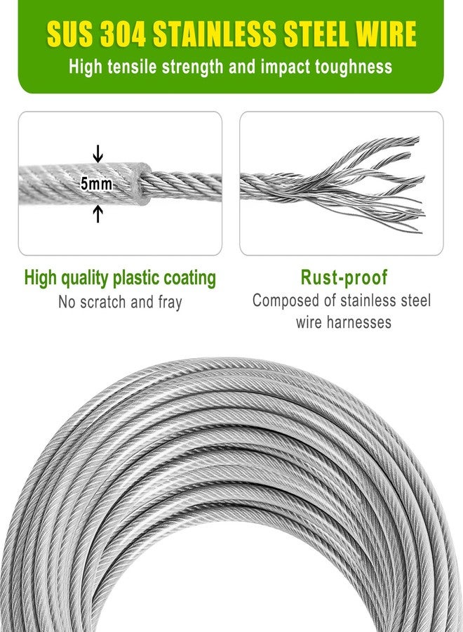 Lifeswell Dog Tie-Out Cable and Stake – 50ft Chew-Proof Stainless Steel Cable, 16-Inch Heavy-Duty Dog Anchor for Dogs Up to 200lbs, No Tangle, Dog Runner for Yard and Camping - Image 3