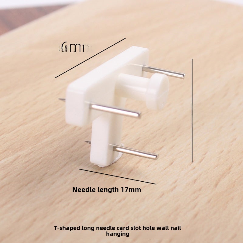 Picture Hanging Tool Set PE Bag Long T-shaped needle 