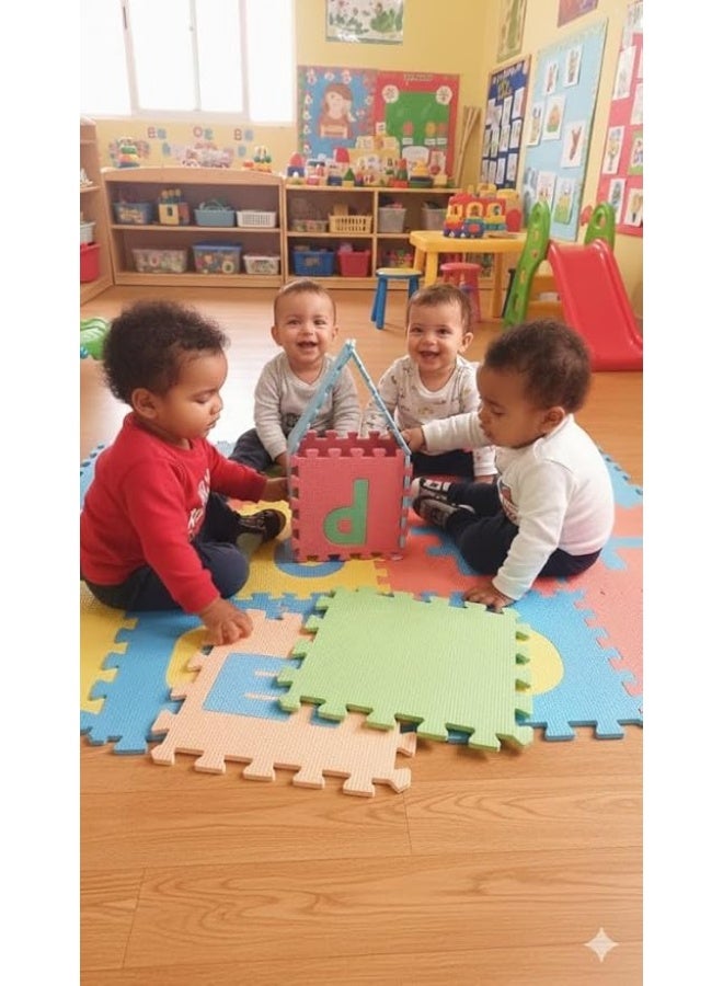 Alphabet Foam Mat for Kids – Colorful Educational EVA Foam Floor Tiles for Children Playrooms and Nurseries, Soft Safe Interlocking Learning Play Mat with English Letters for Early Education - Image 3