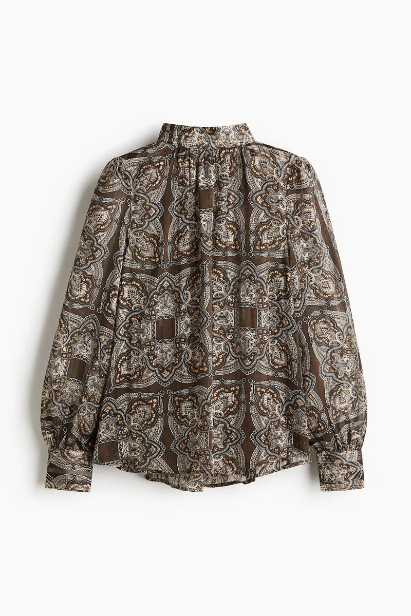 H&M Stand-collar blouse