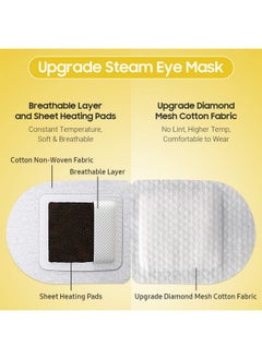 Steam Eye Mask 20 Packs Chamomile Heated Eye Mask Disposable Eye Masks Self Heating Moist Heat Warm Compress For Eyes Sleep Mask Stocking Stuffers - pzsku/ZAD65CA27485A95EA2921Z/45/_/1719221784/664f68fe-e286-4436-8a69-3c9affe9156d