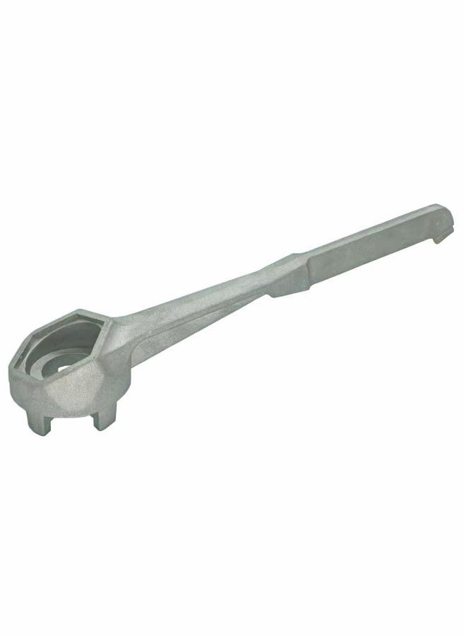 Aluminum Drum Wrench Drum Plug Wrench Opener For Opening 10 To 55 Gallon Drum Fits 2 In And 3/4 In Bung Caps - Image 1