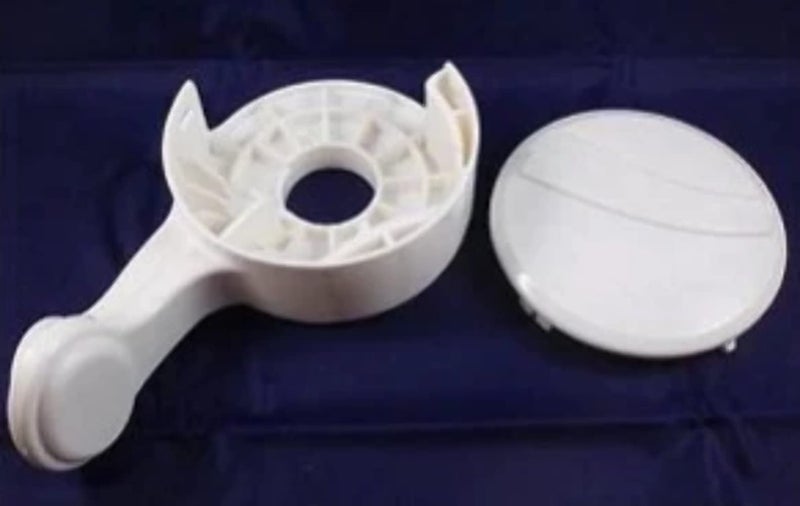 DOMETIC 385311119 Pedal Cover Kit White 10 Inch - Image 1