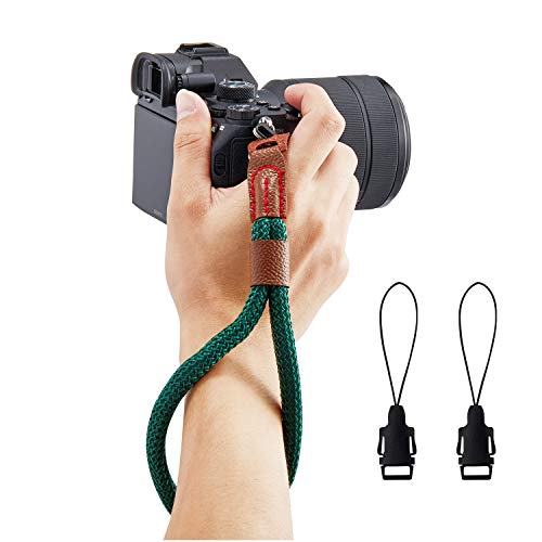 WANBY Camera Soft Cotton Hand Wrist Strap with Quick Release Buckle for DSLR SLR - Image 1