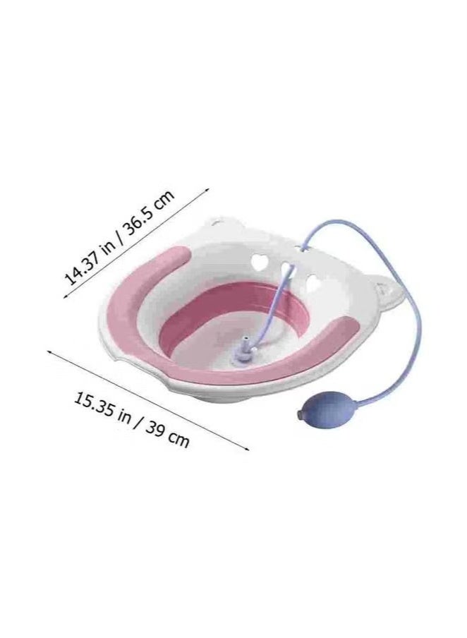 Beauenty Sitz Bath for Toilet Seat,Steam Seat for Toilet, Foldable Postpartum Care Basin, Suitable for Pregnant Women, Postpartum Care, Perineum Treatment, Sitz Bath for Hemorrhoids - Image 5