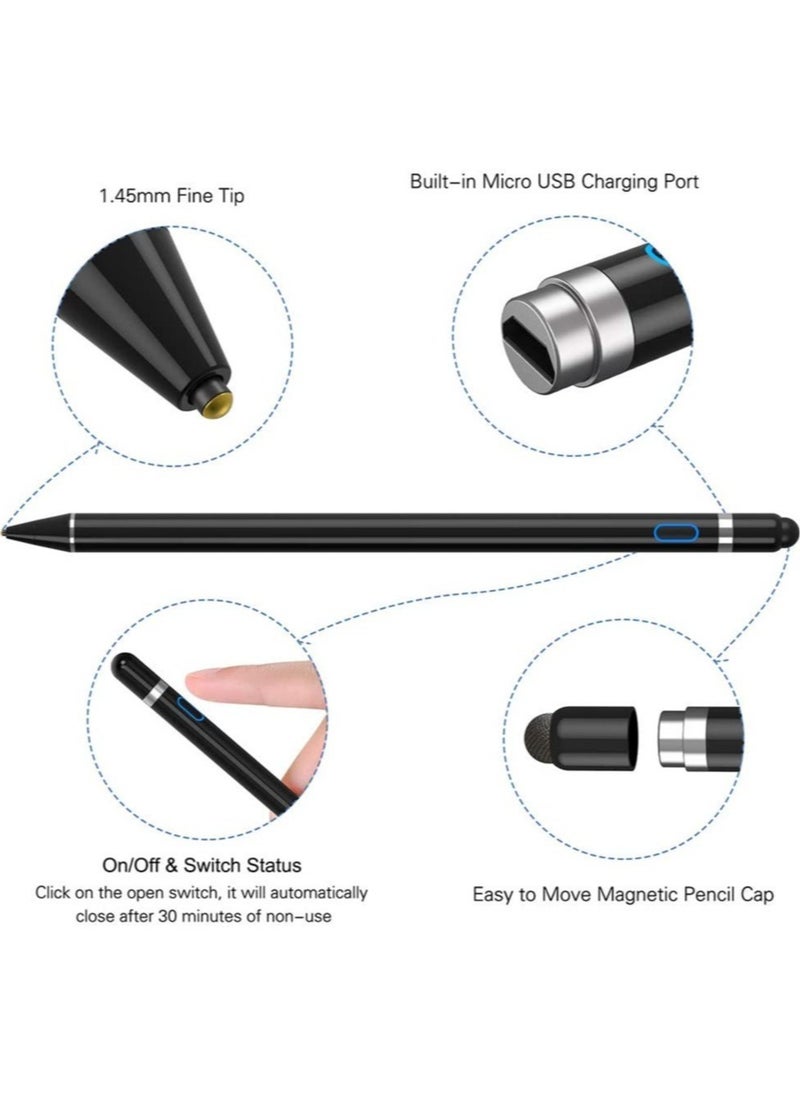 ELTRAZONE - Active Stylus Compatible with iOS&Android Touch Screen, Digital Pen for iPad, Cellphone&Tablet, Stylus Pen for iPad, iPad Pro/Air/Mini, iPhone, - Image 1