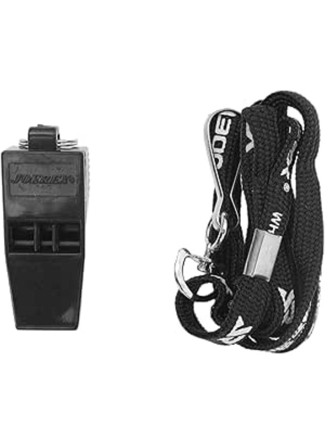 Plastic whistle for sports training referees – 10x7 cm size, for officiating matches and training sessions with a loud and clear sound.