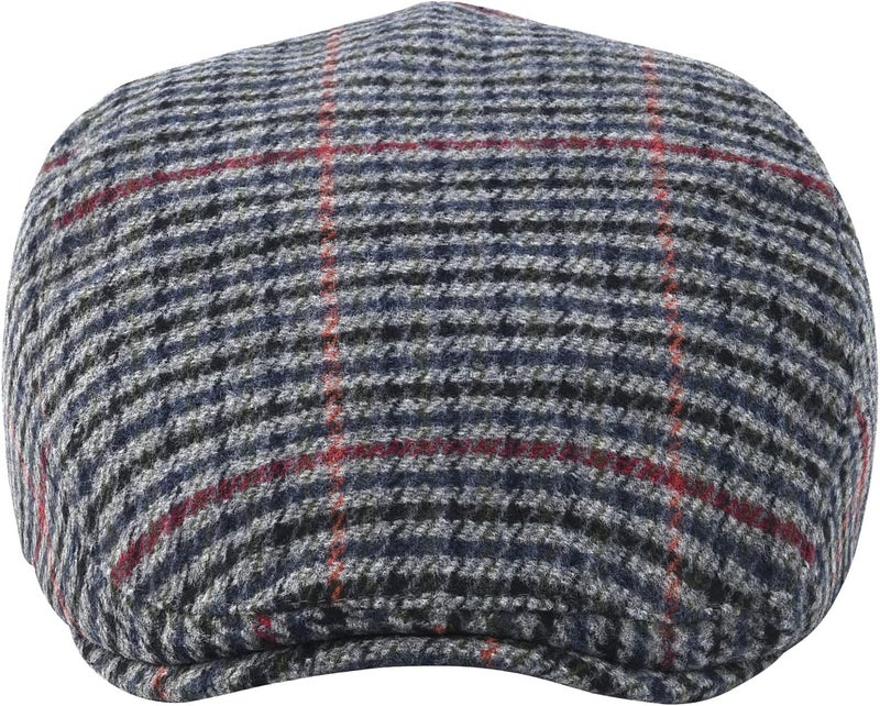 STARANCE Men's Flat Cap Wool Tweed Driving Irish Newsboy Hat - Image 4