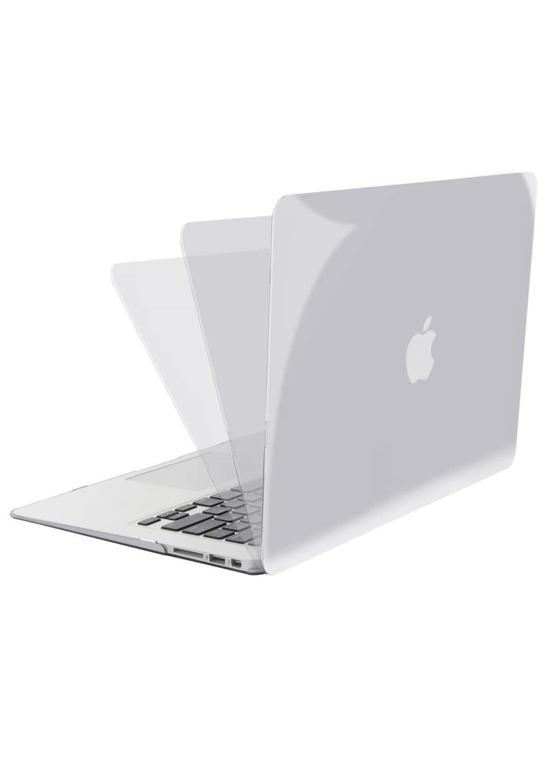 Mufaens Hard Shell Case Cover Compatible with Older Version MacBook Air (13 & 13.3-inch, 2010-2017 Release) Model: A1369/A1466, (MC503xx/A, MC504xx/A, MC965xx/A, MC966xx/A, MD231xx/A, MD232xx/A, MD760xx/A, MD761xx/A, MD760xx/B, MD761xx/B, MJVE2xx/A, MJVG2xx/A, MMGF2xx/A, MMGG2xx/A, MQD32xx/A, MQD42xx/A, MQD52xx/A) Crystal Clear  - Image 4