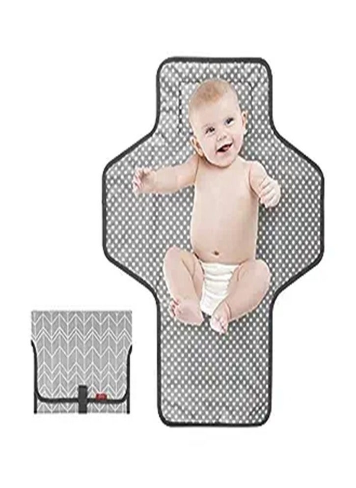 Goolsky Goolsky Portable Changing Pad for Baby|Travel Baby Changing Pads for Moms, Dads|Waterproof Portable Changing Mat with Built-in Pillow|Excellent Baby Shower/Registry Gifts  - Image 1