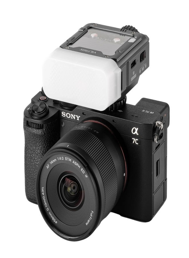 فيلتروكس فلاش VILTROX TTL لكاميرات سوني، فلاش مثبت على الكاميرا بسعة 1800 مللي أمبير، فلاش صغير بقوة 26 واط/ثانية ودرجة حرارة لون 5600 كلفن، رقم الدليل 16، 650 ومضة بكامل الطاقة، إعادة شحن لمدة ثانية واحدة، مع صندوق إضاءة ناعمة (Spark Z3-S، رمادي) - Image 4