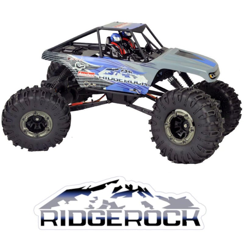 Redcat Racing ريدكات ريسينغ دانشي ريدجروك 110 مقياس 4WD كهربائي RC روك كراولر شاحنة RC RTR مع راديو 24GHz محركات مزدوجة توجيه 4 عجلات شاحن USB مع بطارية ليثيوم أيون RC كراولر