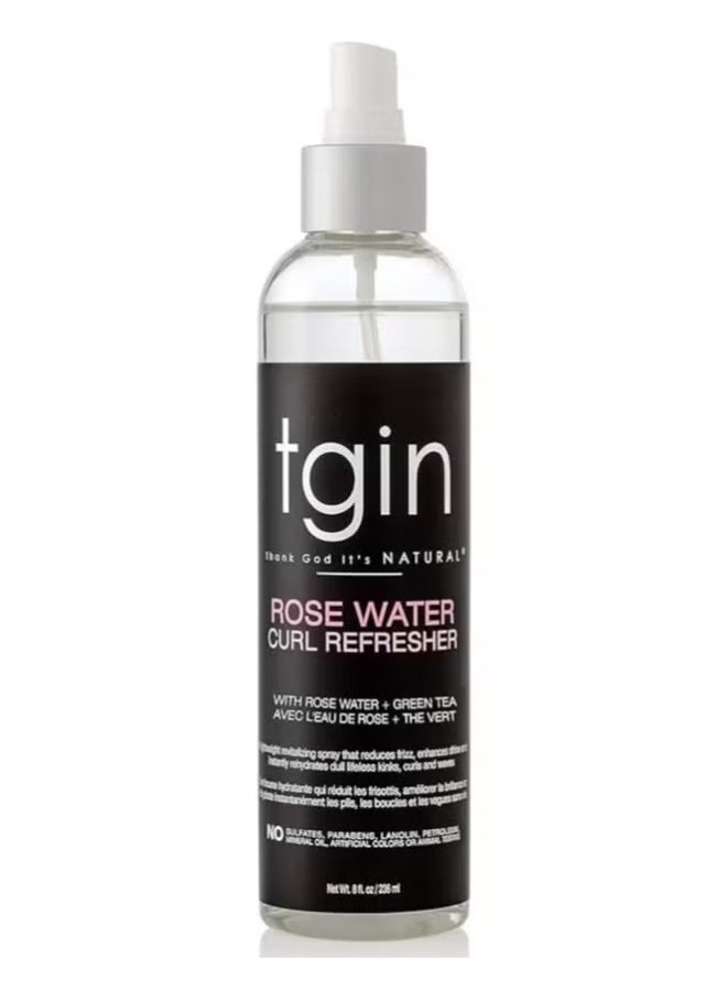 Thank God It's Natural Rose Water Curl Refresher with Rose Water + Green Tea 236ML