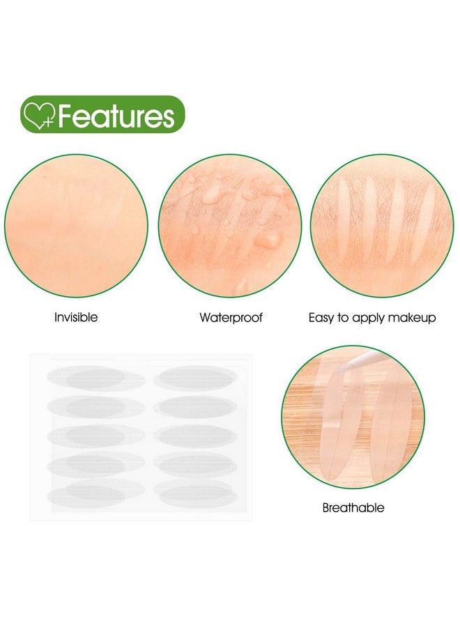 Pormasbenzer 656Pcs328Pairs Natural Invisible Large Onesided Sticky Double Eyelid Lift Strips Eyelid Tape Stickers Instant Eye Lift Without Surgery Perfect For Single Hooded Droopy Uneven Or Monoeyelids  - Image 5