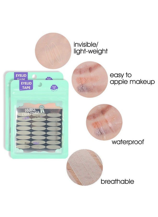 Pormasbenzer 656Pcs328Pairs Natural Invisible Large Onesided Sticky Double Eyelid Lift Strips Eyelid Tape Stickers Instant Eye Lift Without Surgery Perfect For Single Hooded Droopy Uneven Or Monoeyelids  - Image 3