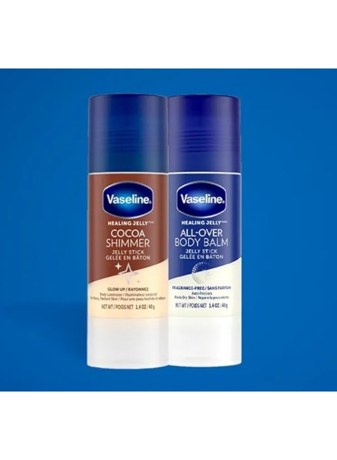Vaseline® Cocoa Shimmer Body Balm Jelly Stick  + All-Over Body Balm Jelly Stick - Image 2