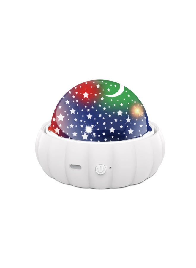 Product Spot Children's Projection Lamp Dream Bedroom Star Light Toy Boys And Girls Birthday Gift Atmosphere Light-Color:Pink-with 3 Lampshades (unicorn Star Moon Dinosaur)-Specifications:4*1W  - Image 5