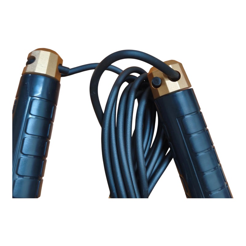 M D Stay Fit MD Stay Fit Jump Rope with Metal Handles High Quality Materials Fitness Training Equipment - Image 3