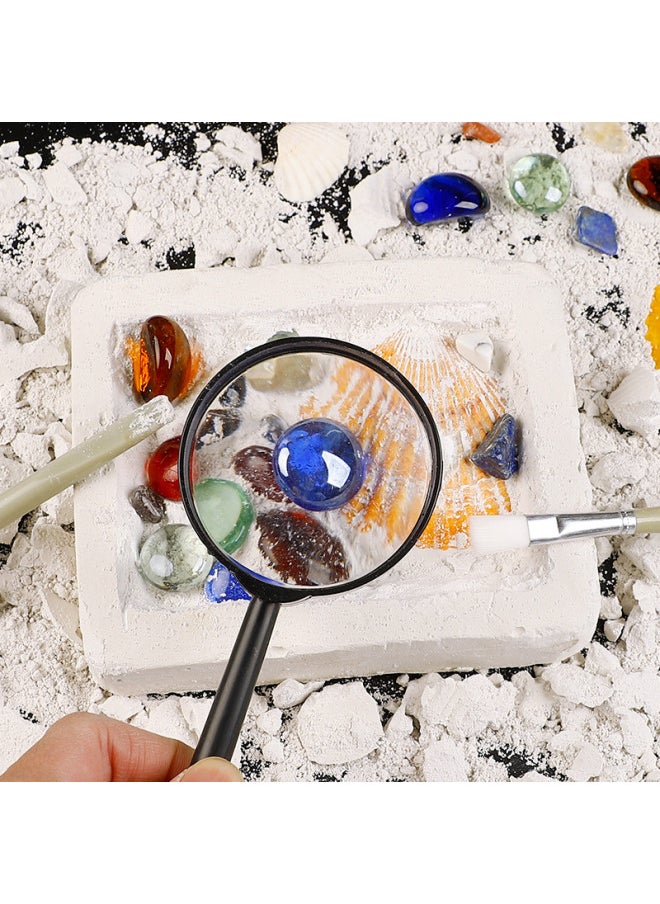 Gem Archaeological Fossil Children Boys Girls DIY Handmade Digging Colorful Crystal Diamond Pino Archaeological Gifts-Color:Pterosaur  - Image 5