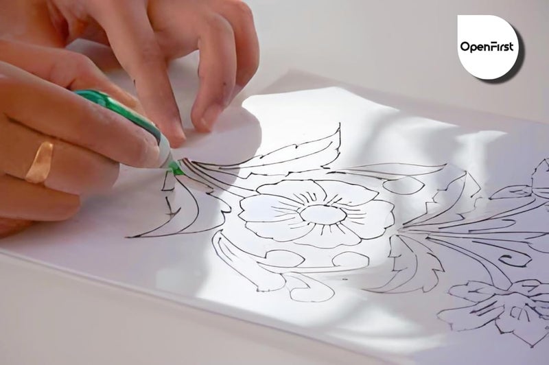 OPENFIRST ® A4 Size OHP Sheets Transparent Glossy Film 200 Micron, Pack of 30 Sheets for Tracing Art and Craft Etc - Image 2