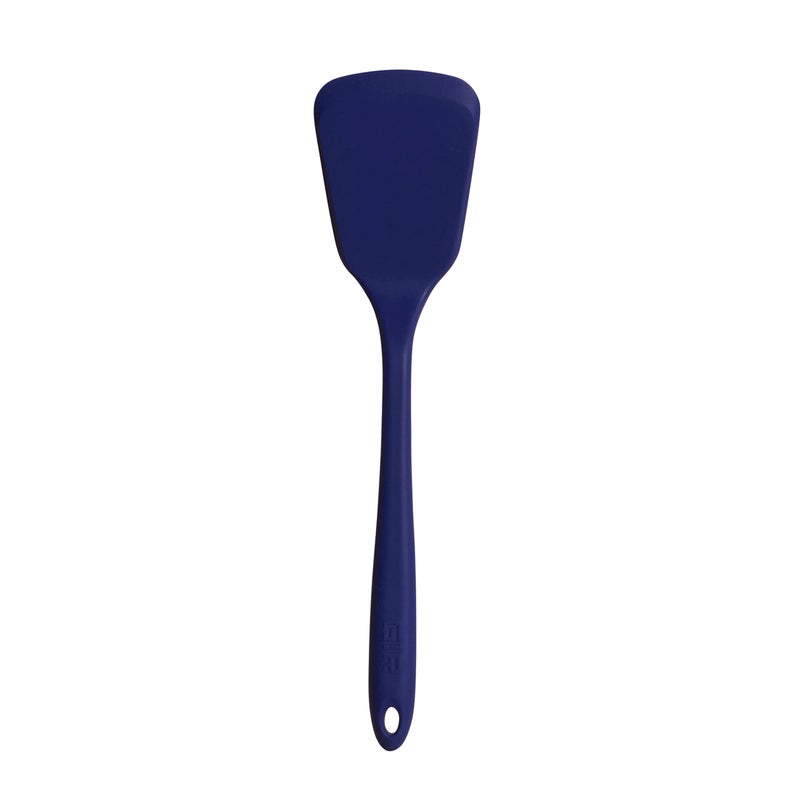GIR: Get It Right Silicone Turner - Non-Stick Heat Resistant Silicone Spatula Turner for BBQs & Cookouts - Lifts, Flip, and Transfer Food Items - 13 Inch, Navy - Image 1