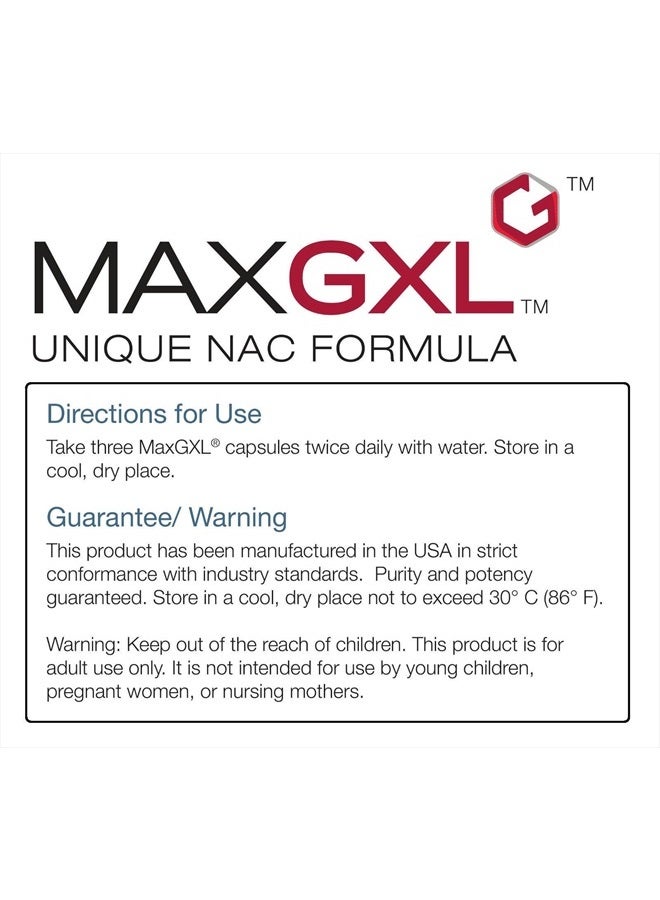 Max International ماكس جي إكس إل، تركيبة NAC الفريدة، 180 كبسولة نباتية، 60 حصة - Image 4