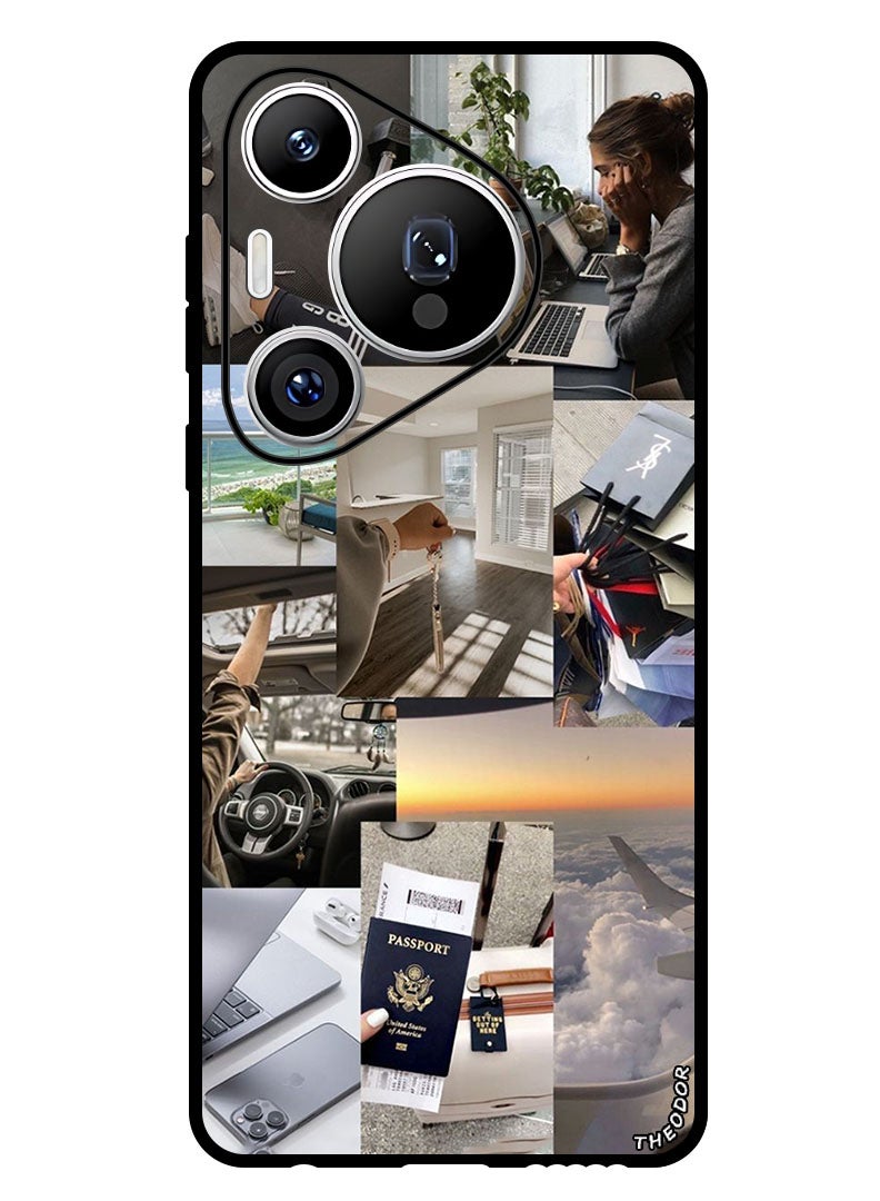 Theodor Protective Case Anti Scratch Shock Proof Bumper Cover For Huawei Pura 70 collage 3 - Image 1