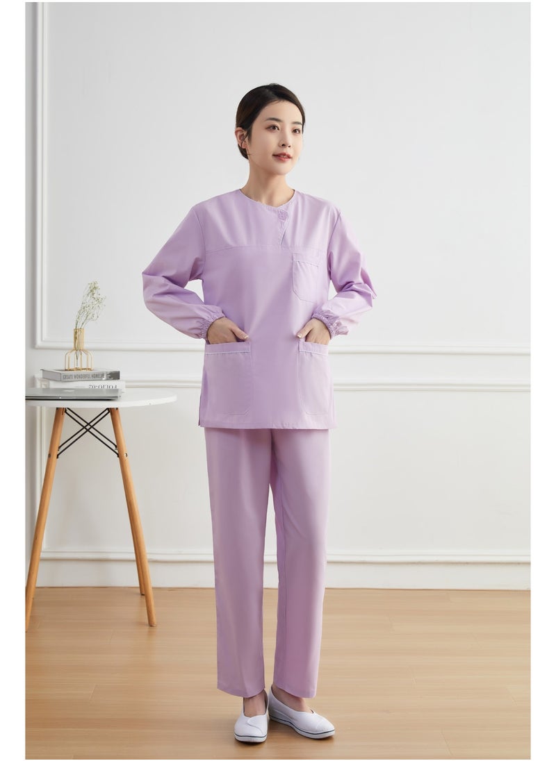 KUYING - New Summer Thin Nurse Uniform Split Set Medical Work Uniform - Image 1