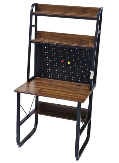 Small Study Table, Laptop Desk, Writing Desk, Home Office Desk for Small Space, Gaming Desk, Writing and Reading Work Desk with Storage Shelf