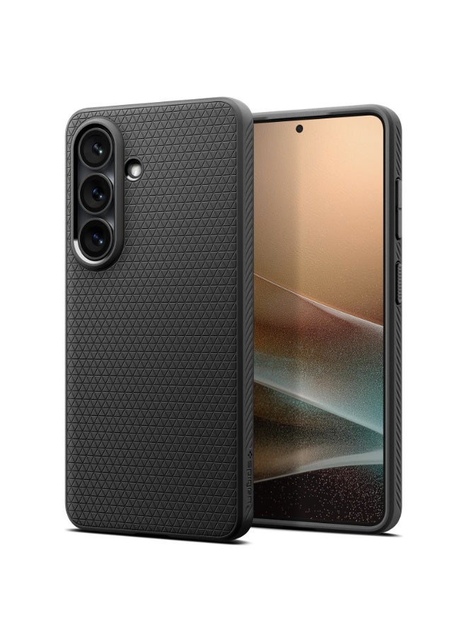 Spigen Liquid Air Samsung Galaxy S26 Case Cover - Matte Black - Image 1