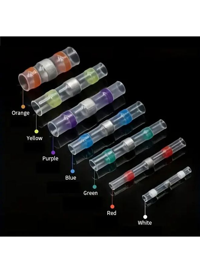 محطات الحلقة الملحومة بالحرارة القابلة للانكماش باللون الأرجواني، موصلات الأسلاك الثقيلة - Image 2