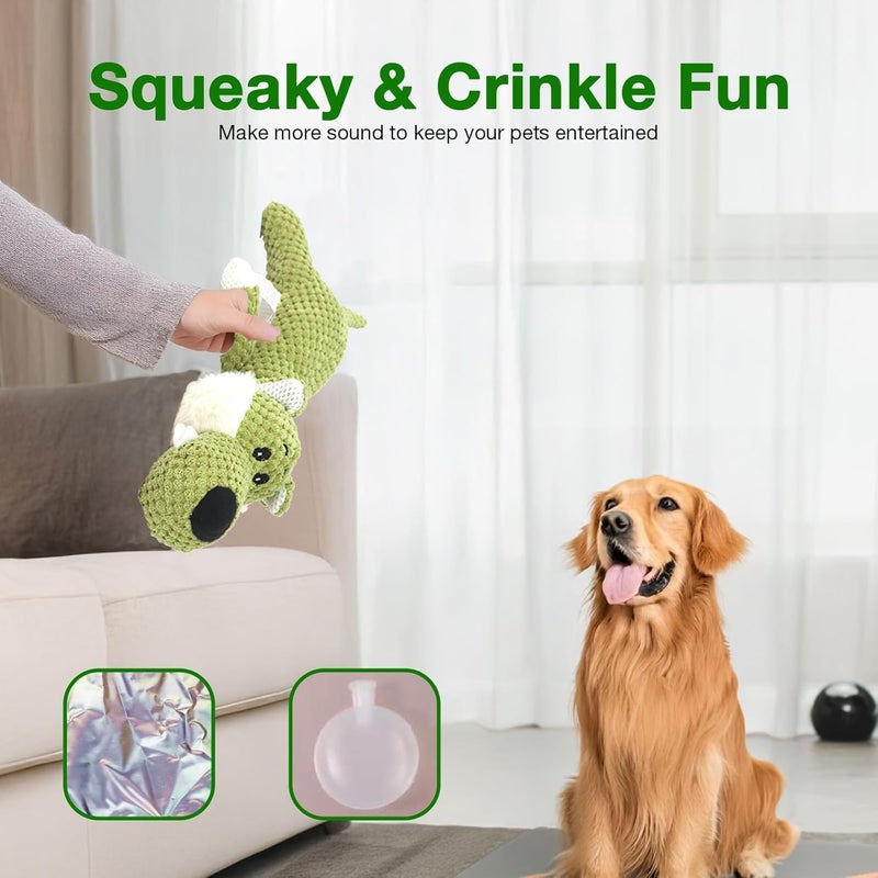 Dog Plush Toy - Durable Squeaky Chew Toy for Medium and Small Dogs - Image 4
