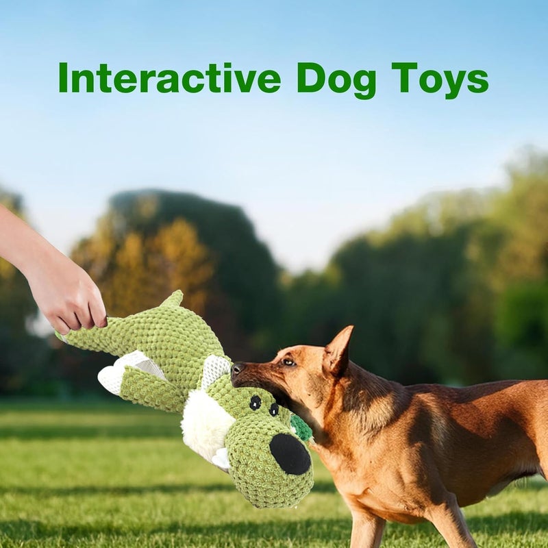 Dog Plush Toy - Durable Squeaky Chew Toy for Medium and Small Dogs - Image 5