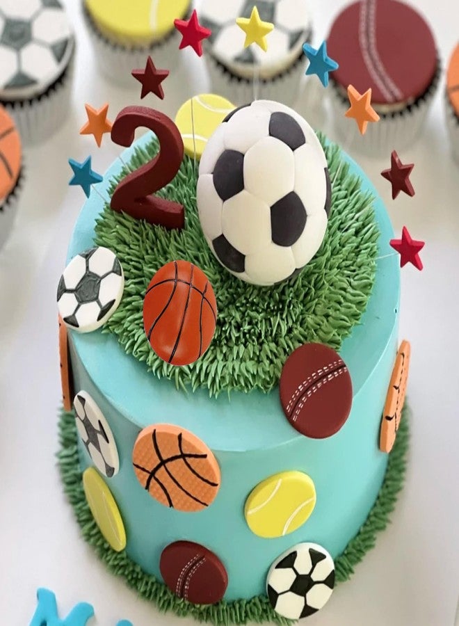 MINFEIDMS Ball Silicone Molds Basketball Fondant Mold For Cake Decorating Cupcake Topper Candy Chocolate Gum Paste Polymer Clay - Image 5