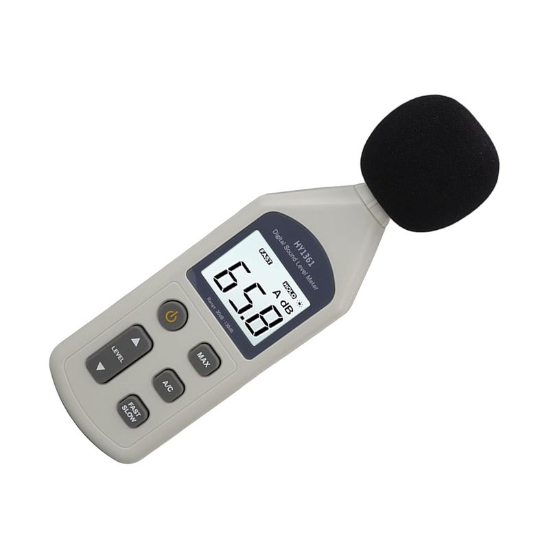 ABS Material Decibel Meter Noise Detector 30 130dBA with LCD Backlight USB Data Transmission - Image 3