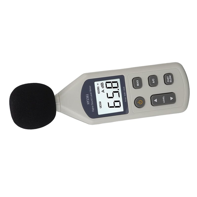 ABS Material Decibel Meter Noise Detector 30 130dBA with LCD Backlight USB Data Transmission - Image 2