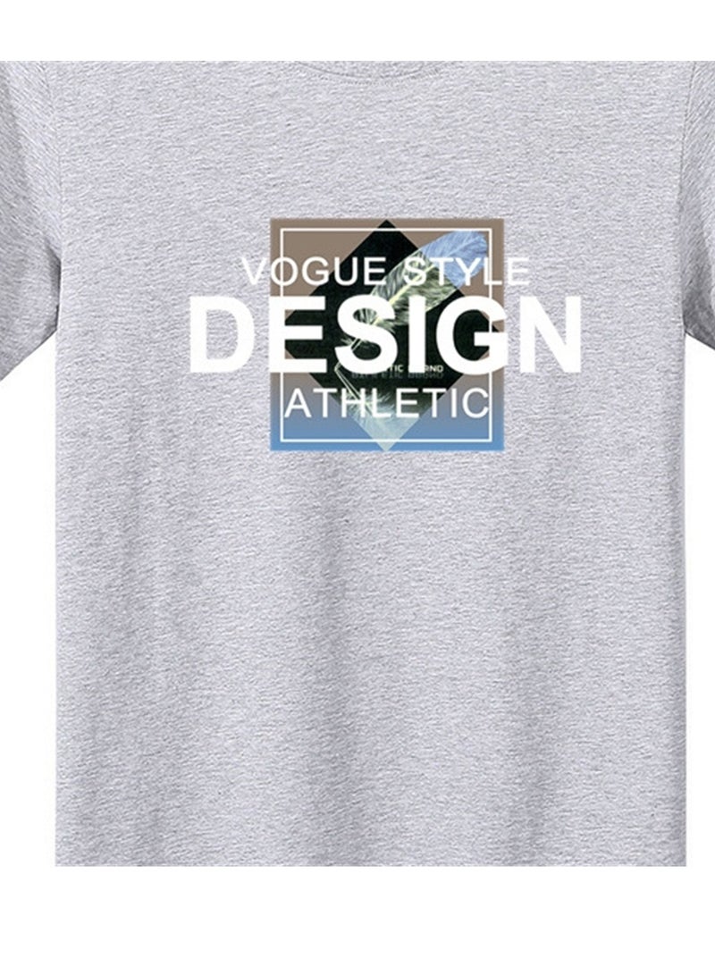 New Men's Short Sleeve Summer Men's Short T-Shirt Printed Short Sleeve - Image 3