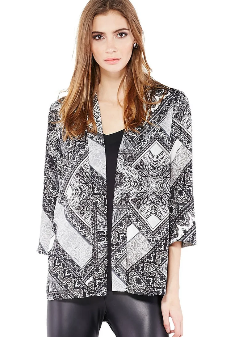 PIECES Ida Printed Kimono