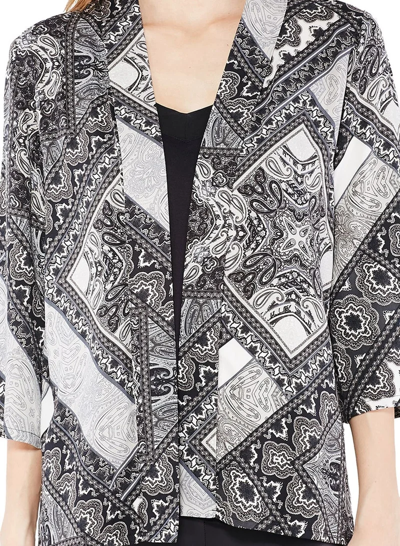 PIECES Ida Printed Kimono