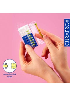 CURAPROX فرشاة أسنان بين الأسنان CPS 011 Prime Refill من Curaprox، باللون الأخضر الليموني، 8 قطع - 8 × 1.1 مم - فرشاة أسنان داخلية 5 مم.  - Image 3
