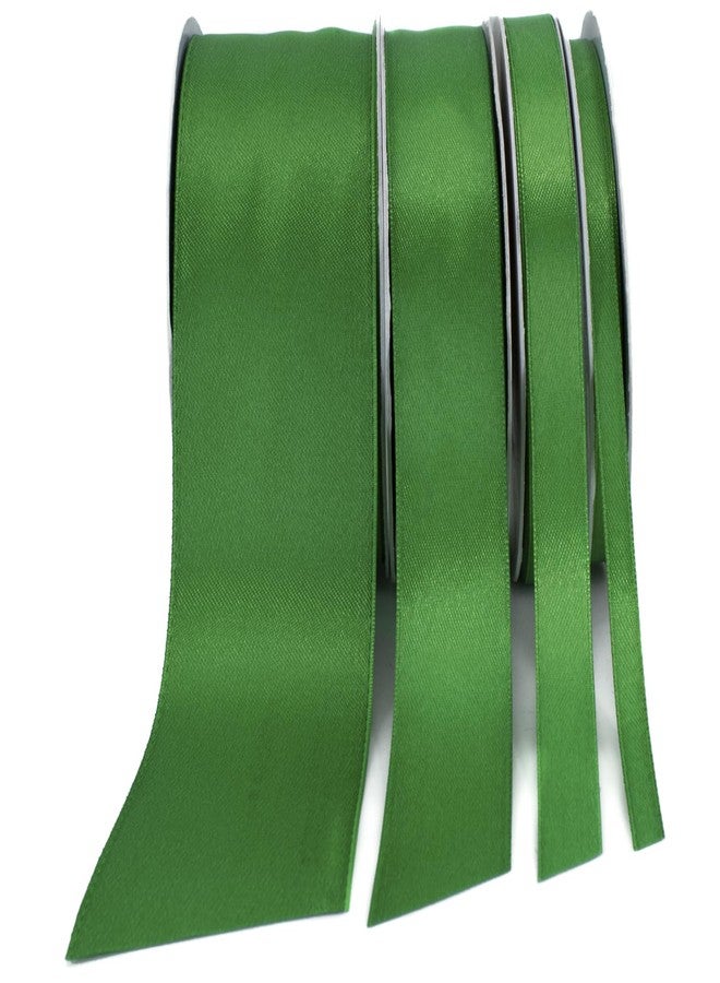 Stuffvisor Green Satin Ribbon Roll, 1/4 inch x 50 Yards, Double Face Solid Color, Thick and Durable, 100% Polyester for Gift Wrapping, Crafts, Hair and Decorations - Image 4